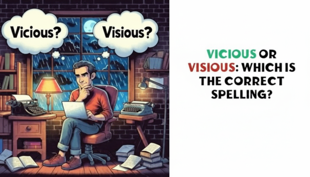 Vicious or Viscious, Understanding the Common Spelling Mistake