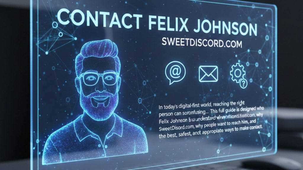 Contact Felix Johnson from SweetDiscord.com